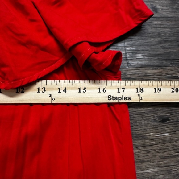 Michael Stars Red Off-Shoulder Dress - Picture 6 of 8